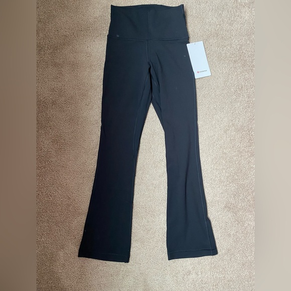 lululemon athletica black align flare - Picture 1 of 4